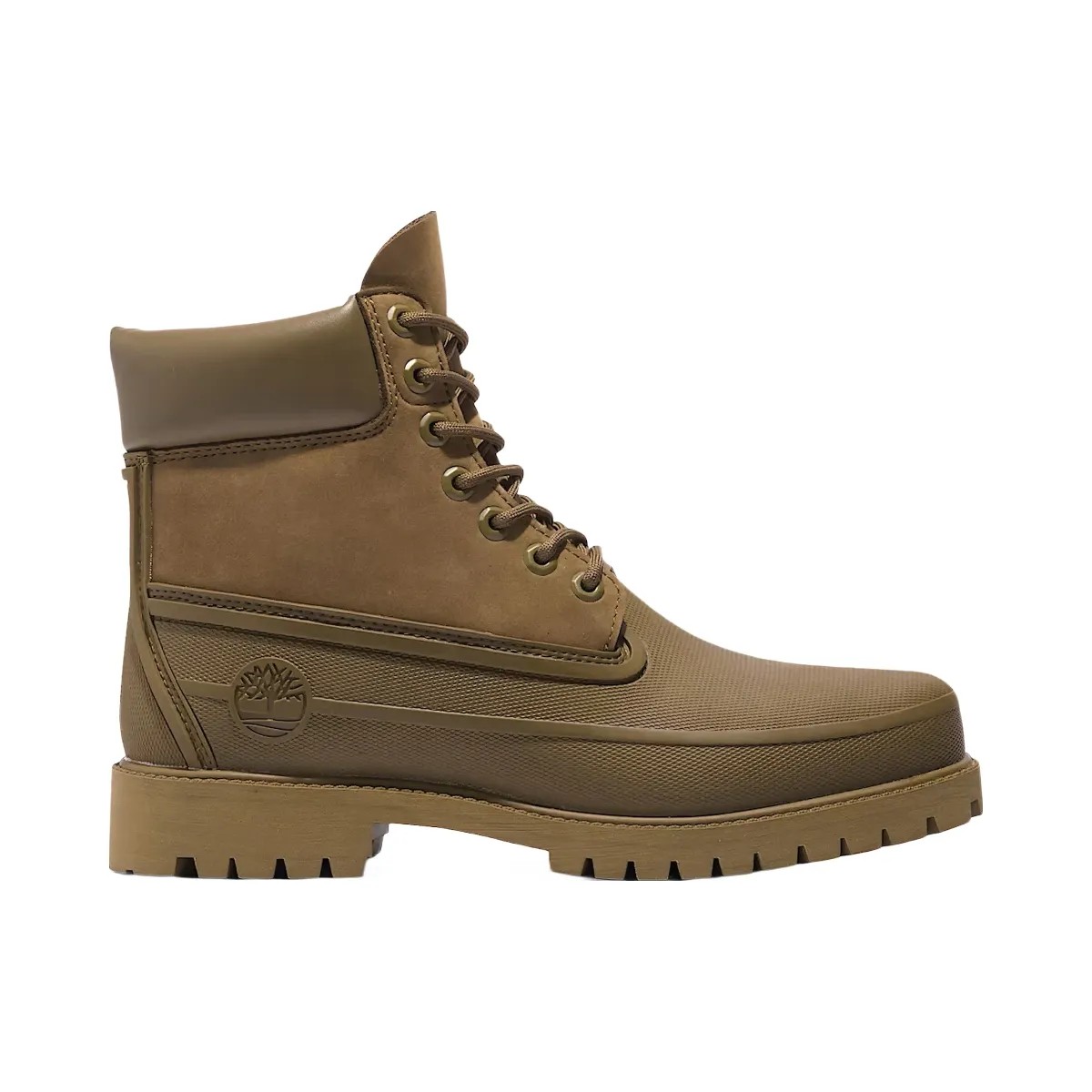Timberland 6" Heritage Rubber Toe Boot Olive - HypeFly India View 1