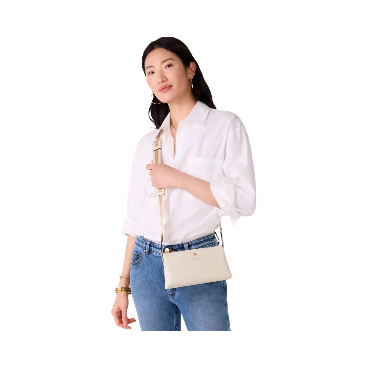 Kate Spade Emma Mini Crossbody Parchment - HypeFly India View 2