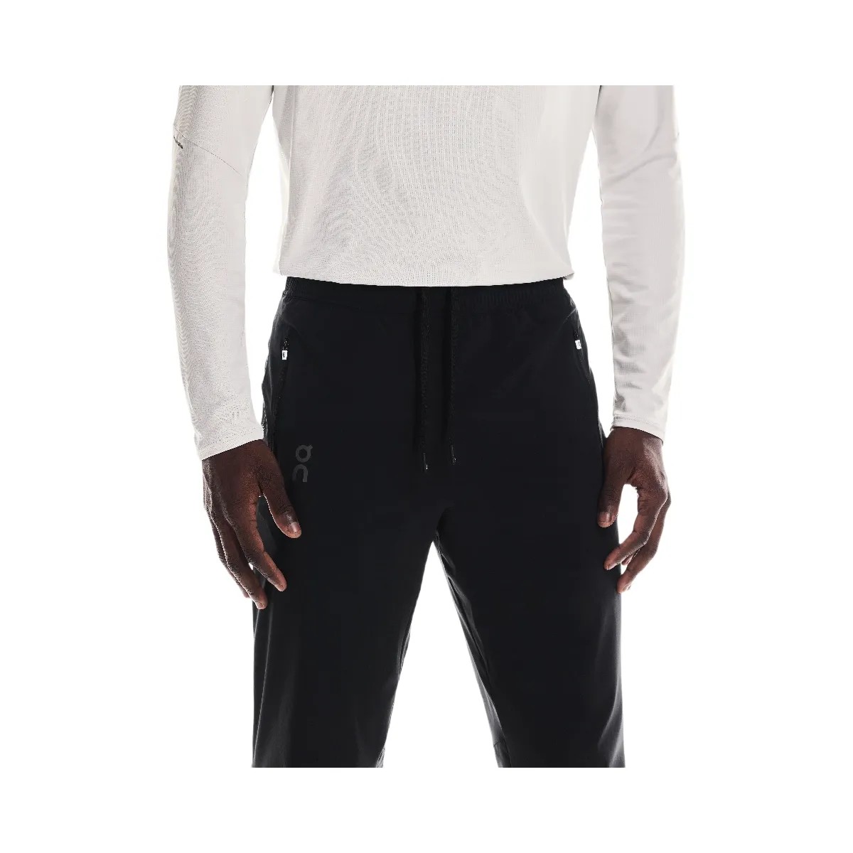 On Track Pants Black - HypeFly India View 1