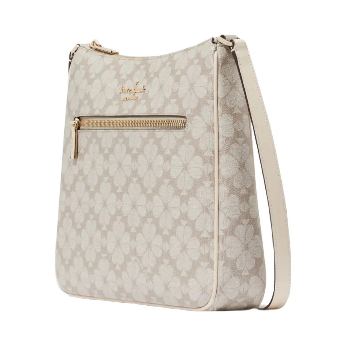 Kate Spade Signature Spade Flower Large Swingpack Crossbody Dark Beige Multi - HypeFly India View 3