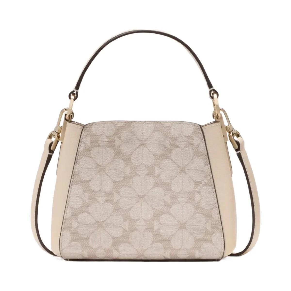 Kate Spade Flower Pvc Mini Top Handle Crossbody Dark Beige Multi - HypeFly India View 5
