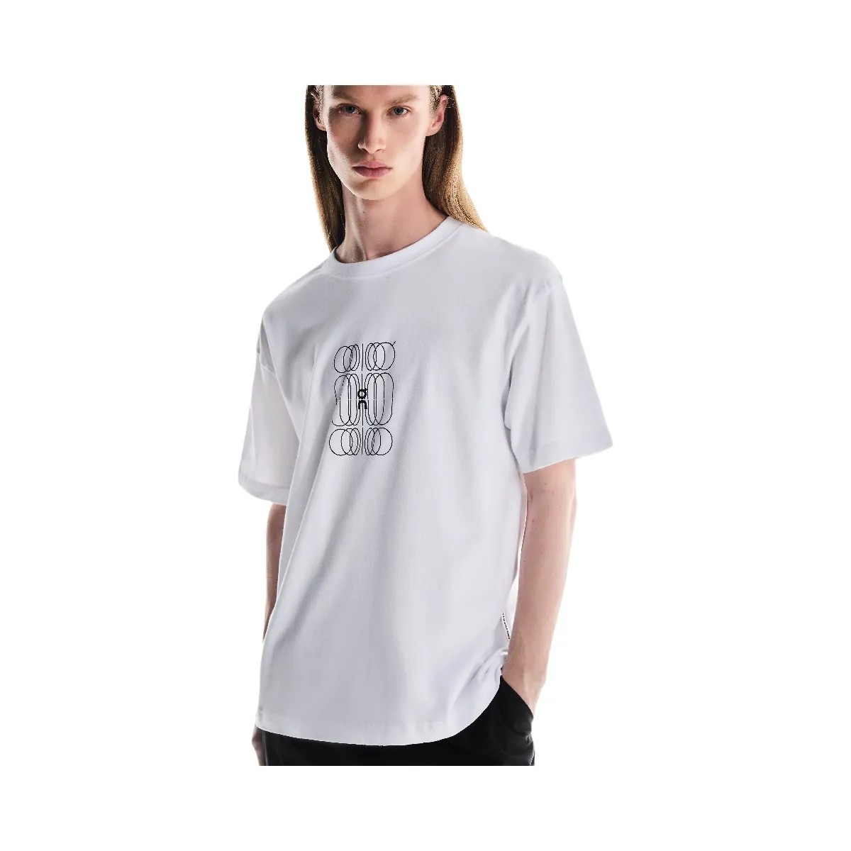 On Club-T Graphic White | Black - HypeFly India View 3