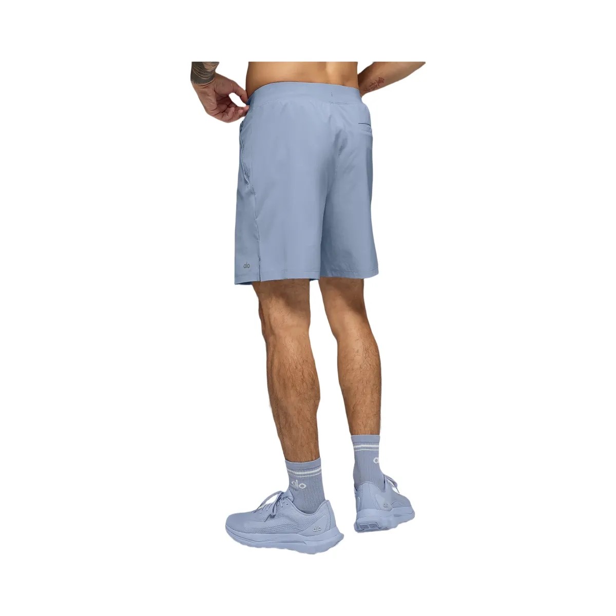 Alo Men's 7" Repetition Short - Winter Frost - HypeFly India View 4