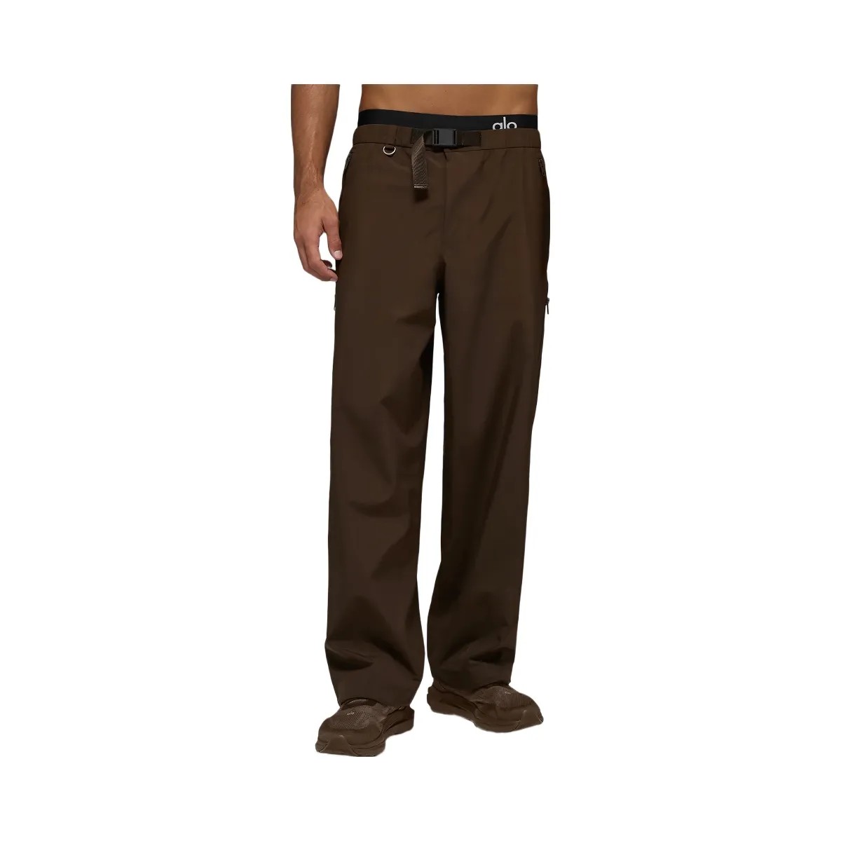 Alo Men's Alpha Shell Pant - Espresso - HypeFly India View 3