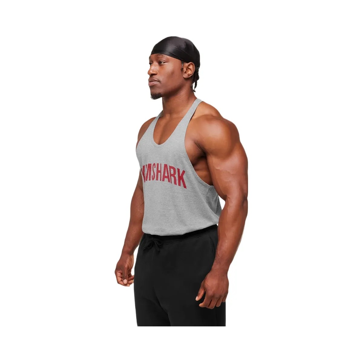 Gymshark Power Stringer - Charcoal Core Marl - HypeFly India View 5