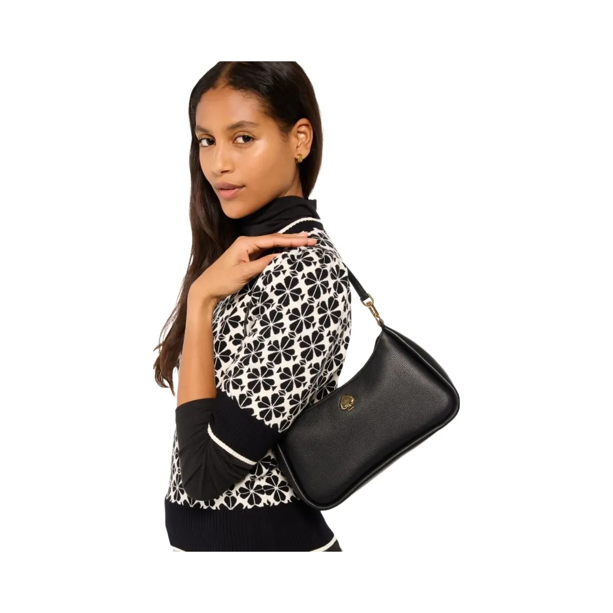 Kate Spade Kayla Small Convertible Shoulder Bag Black - HypeFly India View 4