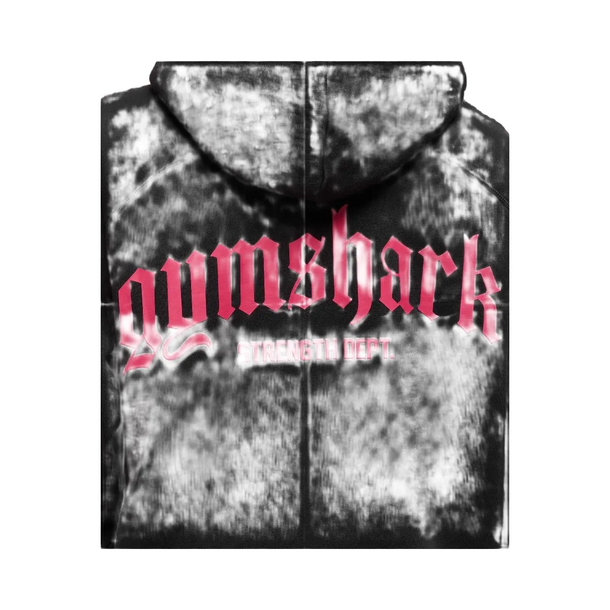 Gymshark Strength Department Oversized Hoodie - Black - HypeFly India View 3