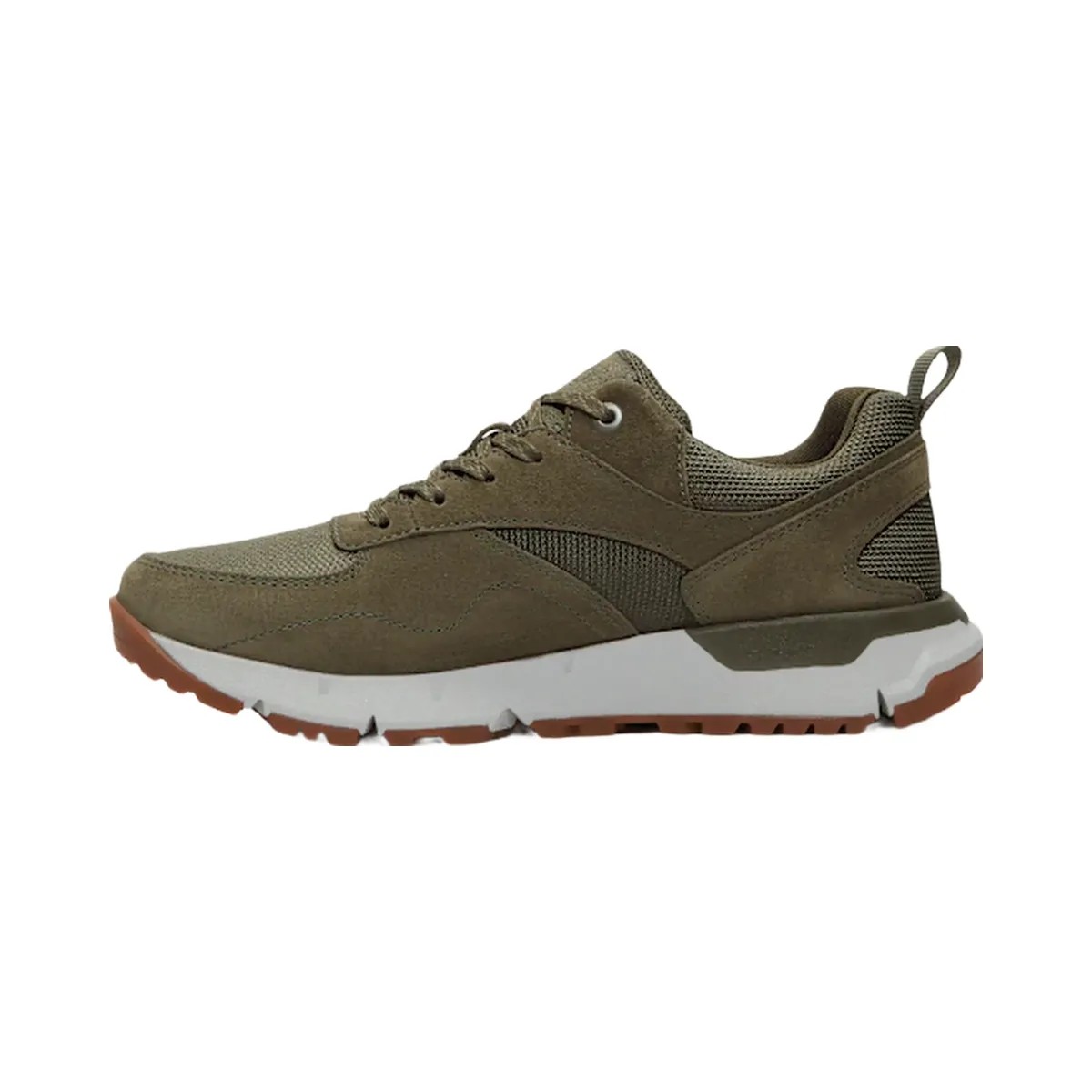 Timberland Voyager Park Low Lace-Up Sneaker Dark Green Mesh Men'S - HypeFly India View 5