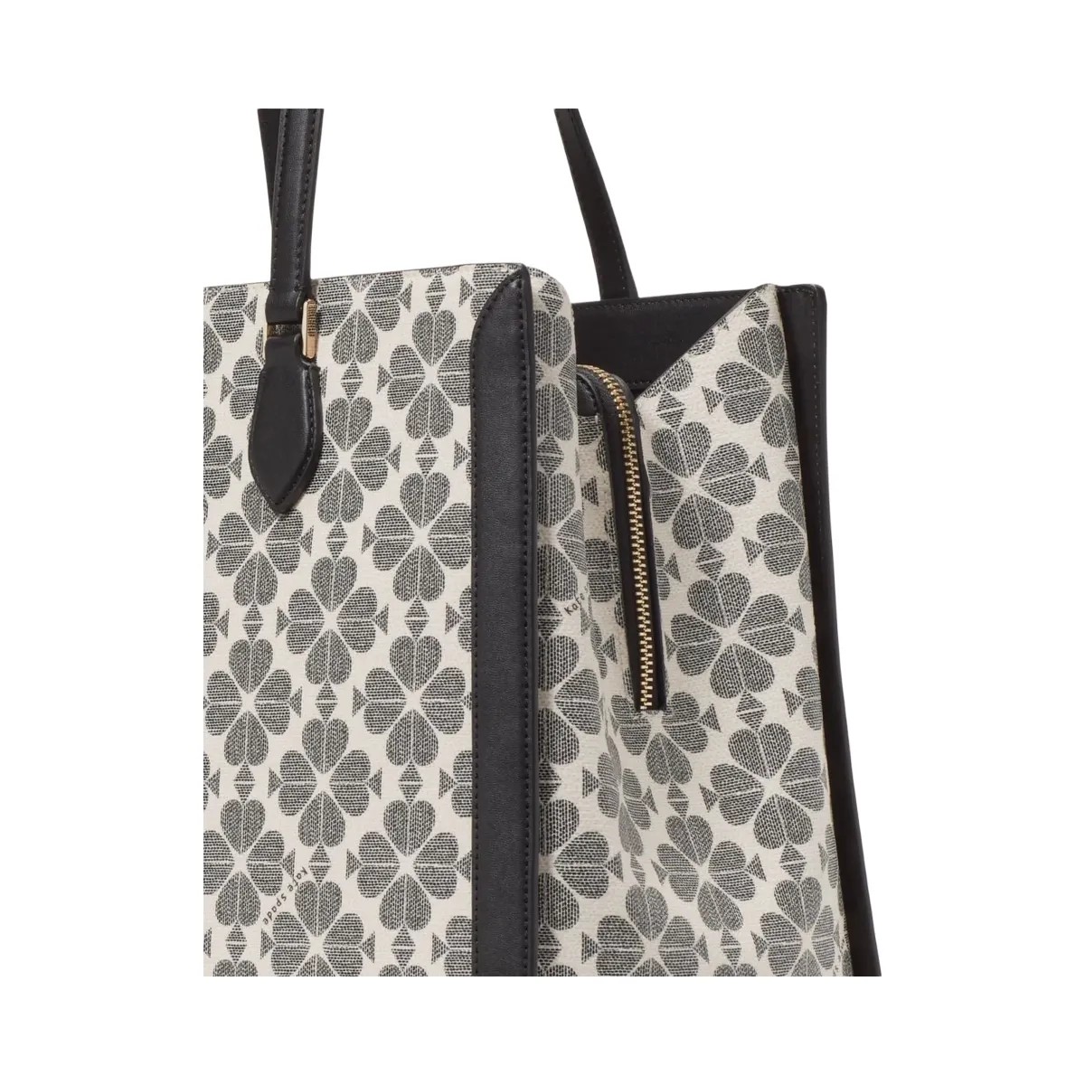 Kate Spade Signature Spade Flower East West Large Laptop Tote Black Multi - HypeFly India View 5