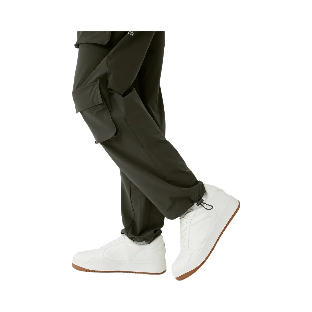 Alo Men's Cargo Venture Pant - Stealth Green - HypeFly India View 4