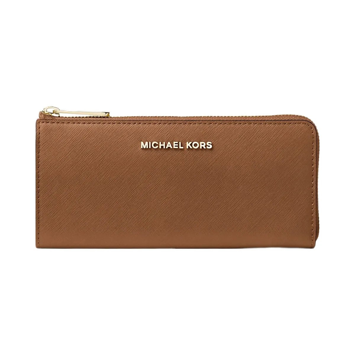 Michael Kors Jet Set Travel Large Saffiano Leather Quarter-Zip Wallet Luggage - HypeFly India View 1