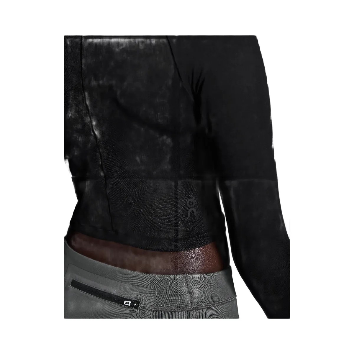On Movement Long-T Crop Black - HypeFly India View 4