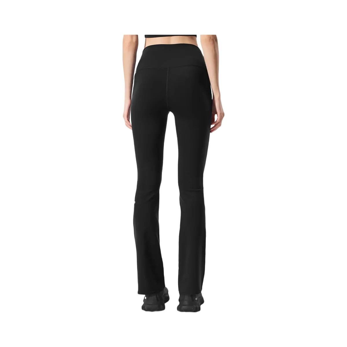Alo Women's Airbrush High-Waist 7/8 Bootcut Legging - Black - HypeFly India View 4