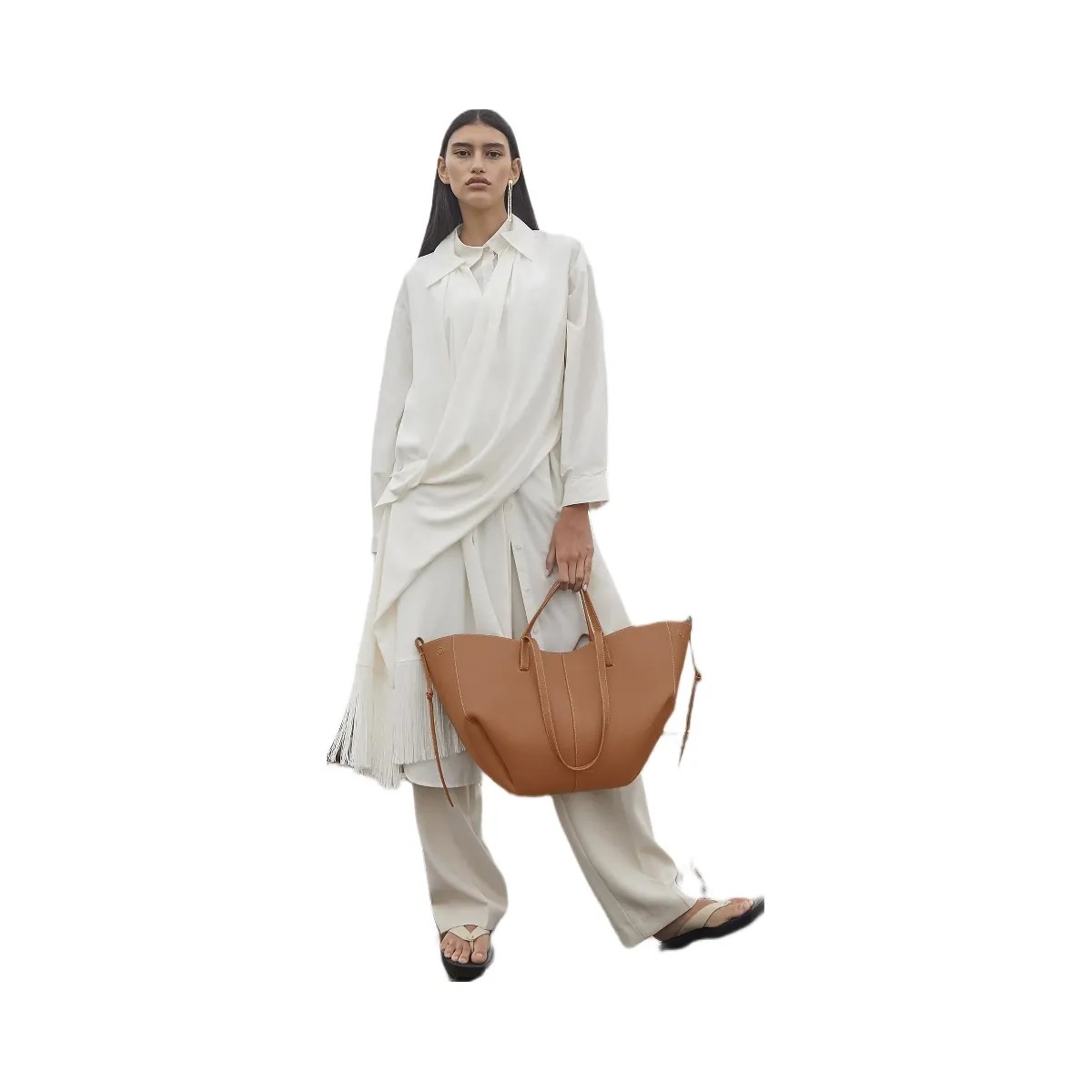 Polene Cyme Textured Camel - HypeFly India View 3