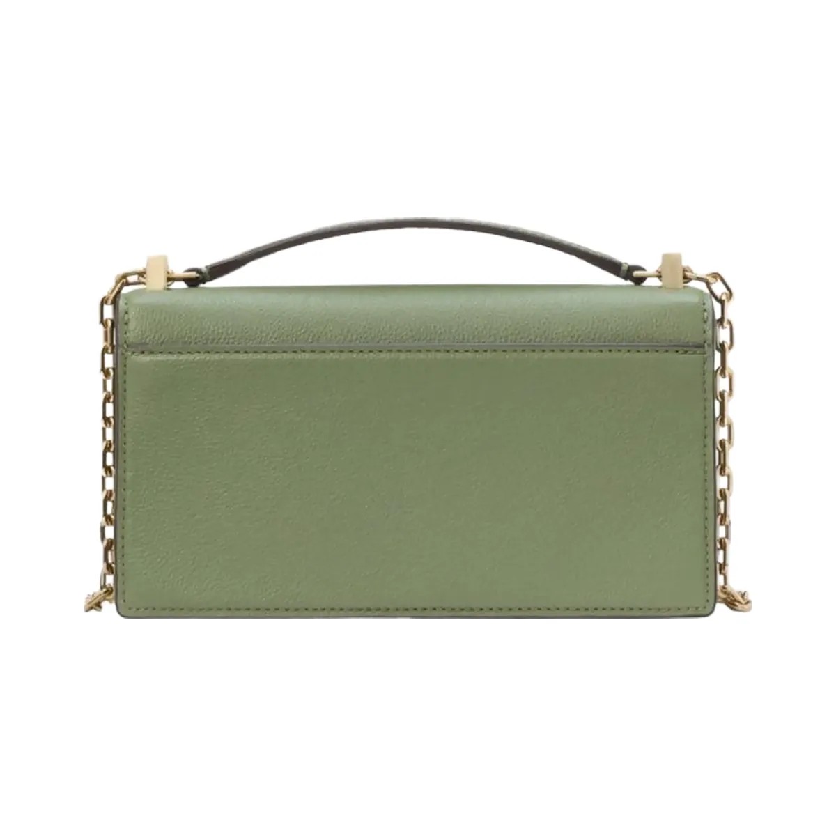 Kate Spade Deco Mini Flap Chain Crossbody Olive Leaf - HypeFly India View 5