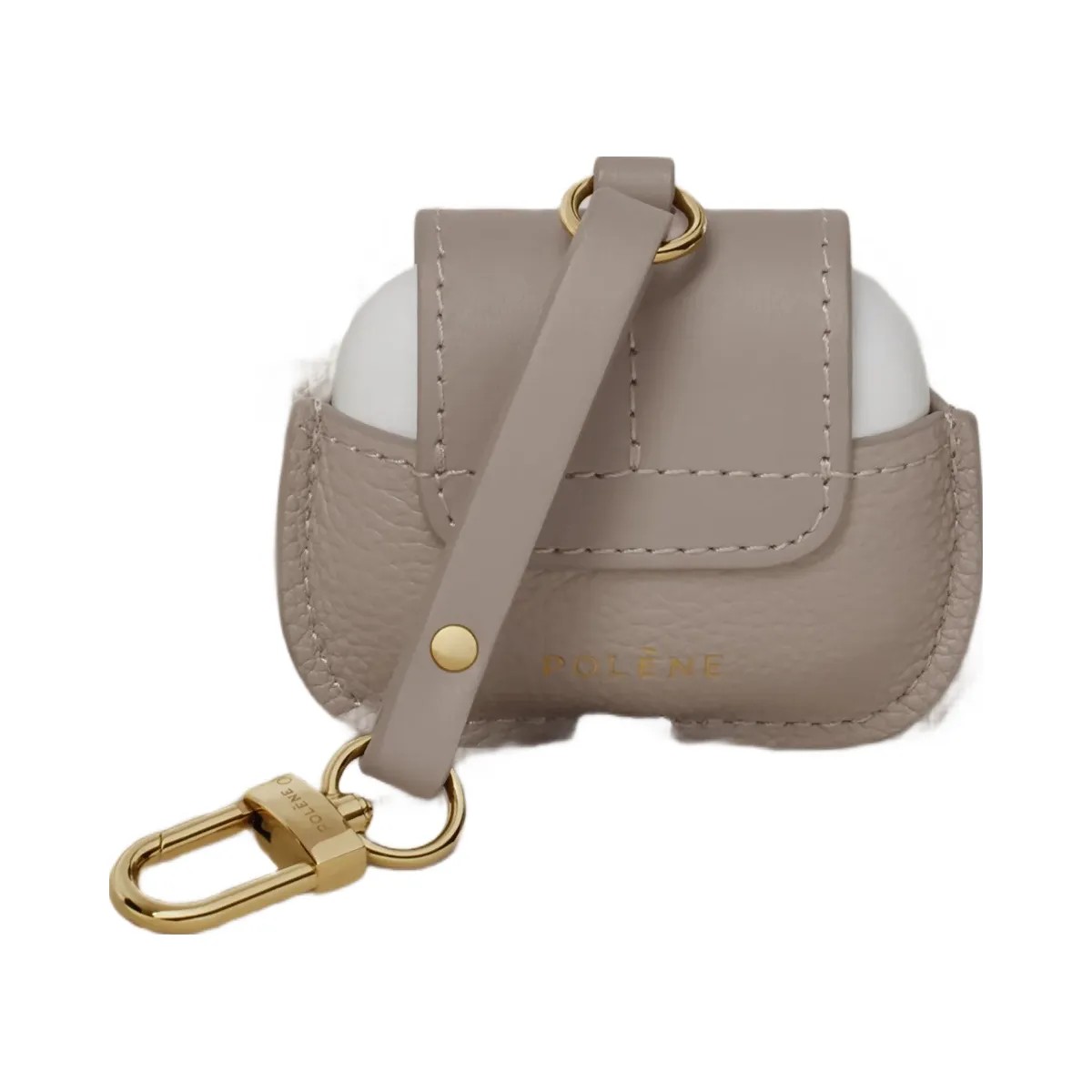 Polene Airpods case Duo Taupe - HypeFly India View 3