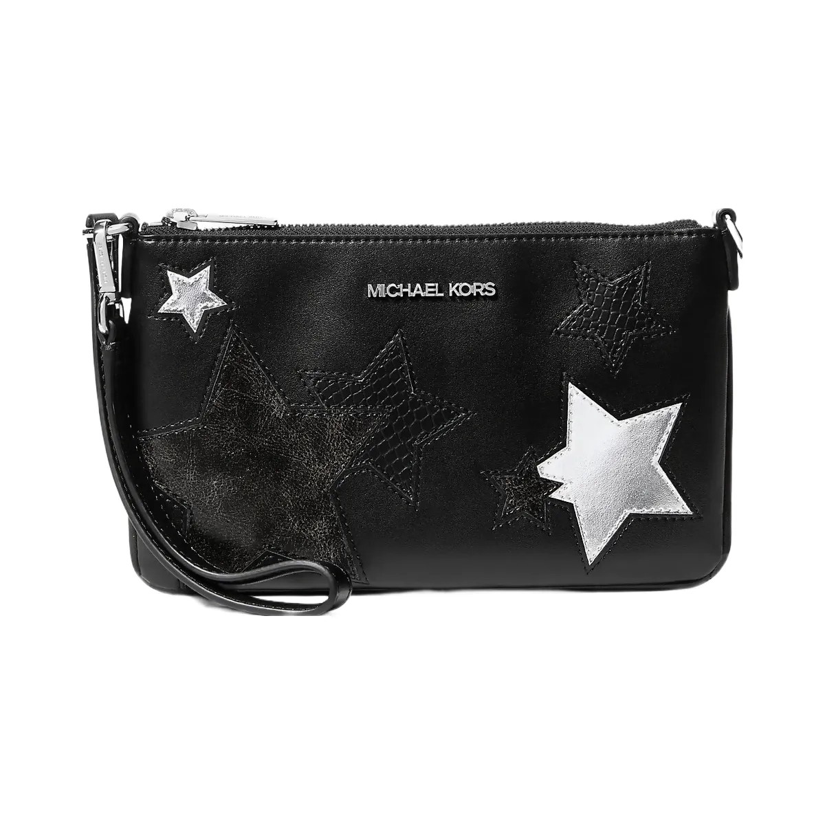 Michael Kors Jet Set Small Printed Wristlet Black - HypeFly India View 1