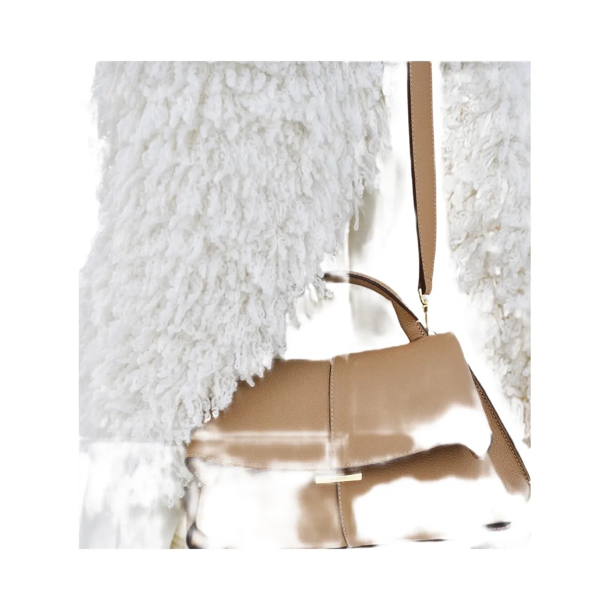Polene Mokki Mini Textured Ocher - HypeFly India View 3