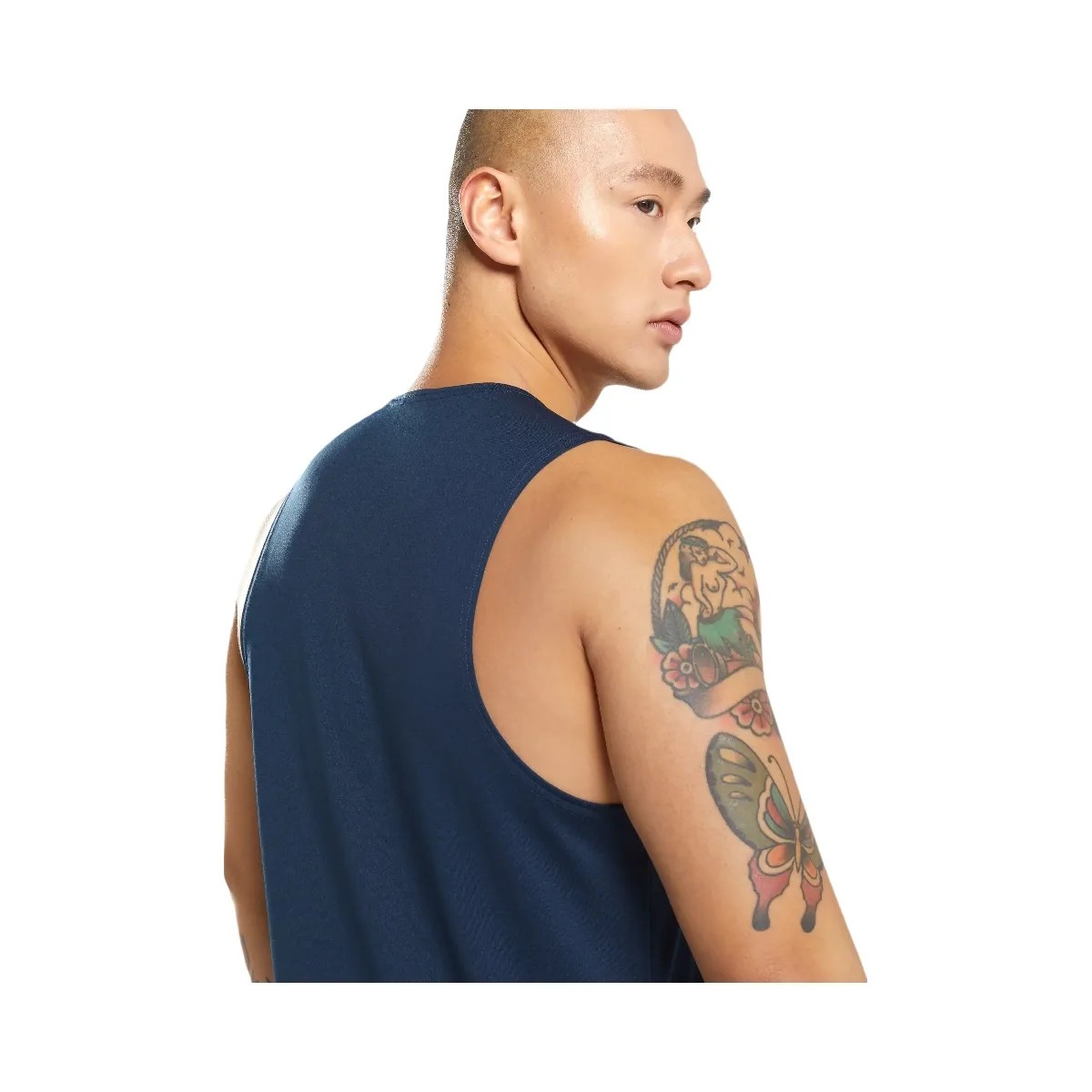 Gymshark Arrival Tank - Navy - HypeFly India View 4