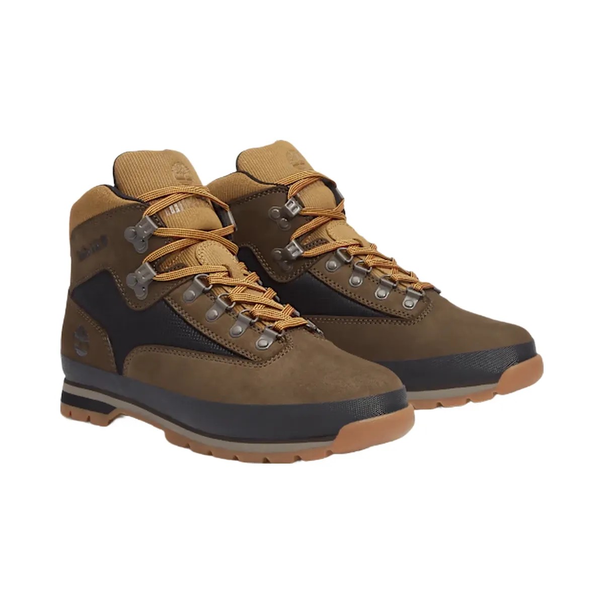 Timberland Euro Hiker Boot Dark Brown Nubuck/Black Men'S - HypeFly India View 1