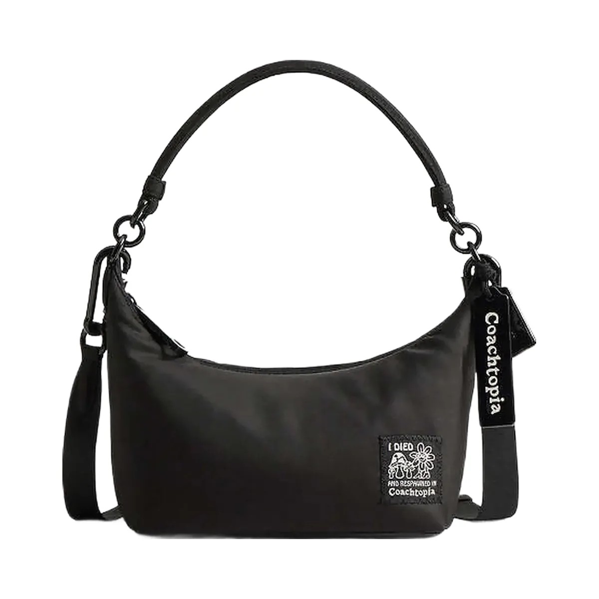 Coach Coachtopia Loop Shoulder Bag Black - HypeFly India View 1