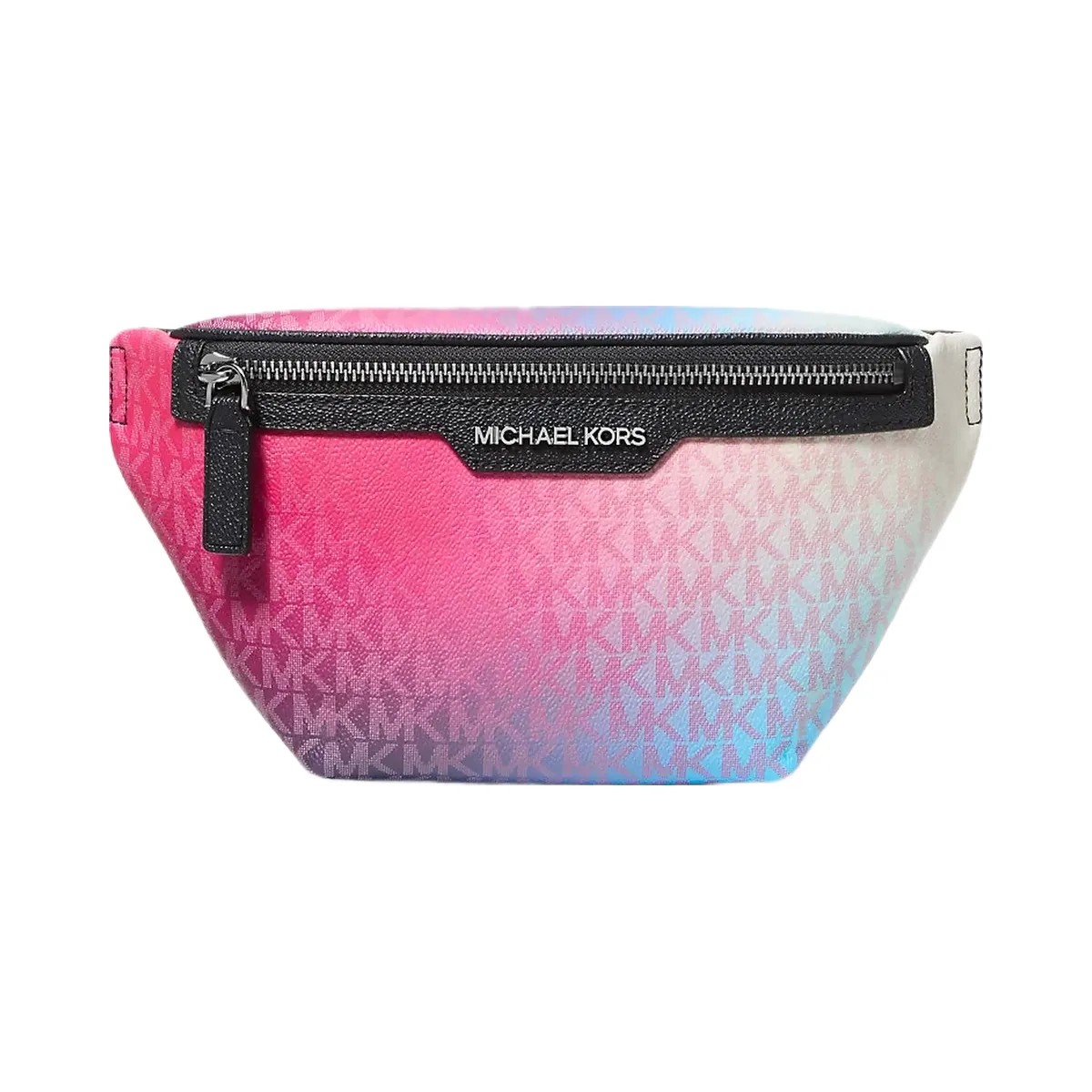Michael Kors Cooper Ombre Signature Logo Sling Pack Navy Multi - HypeFly India View 1