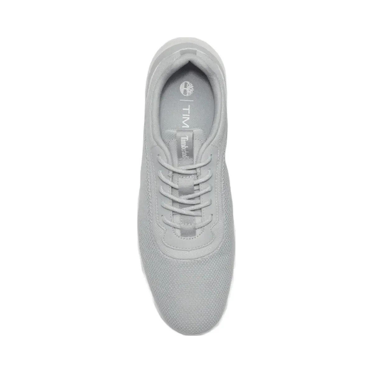 Timberland Parker Street Low Lace-Up Sneaker Light Grey Knit Men'S - HypeFly India View 2