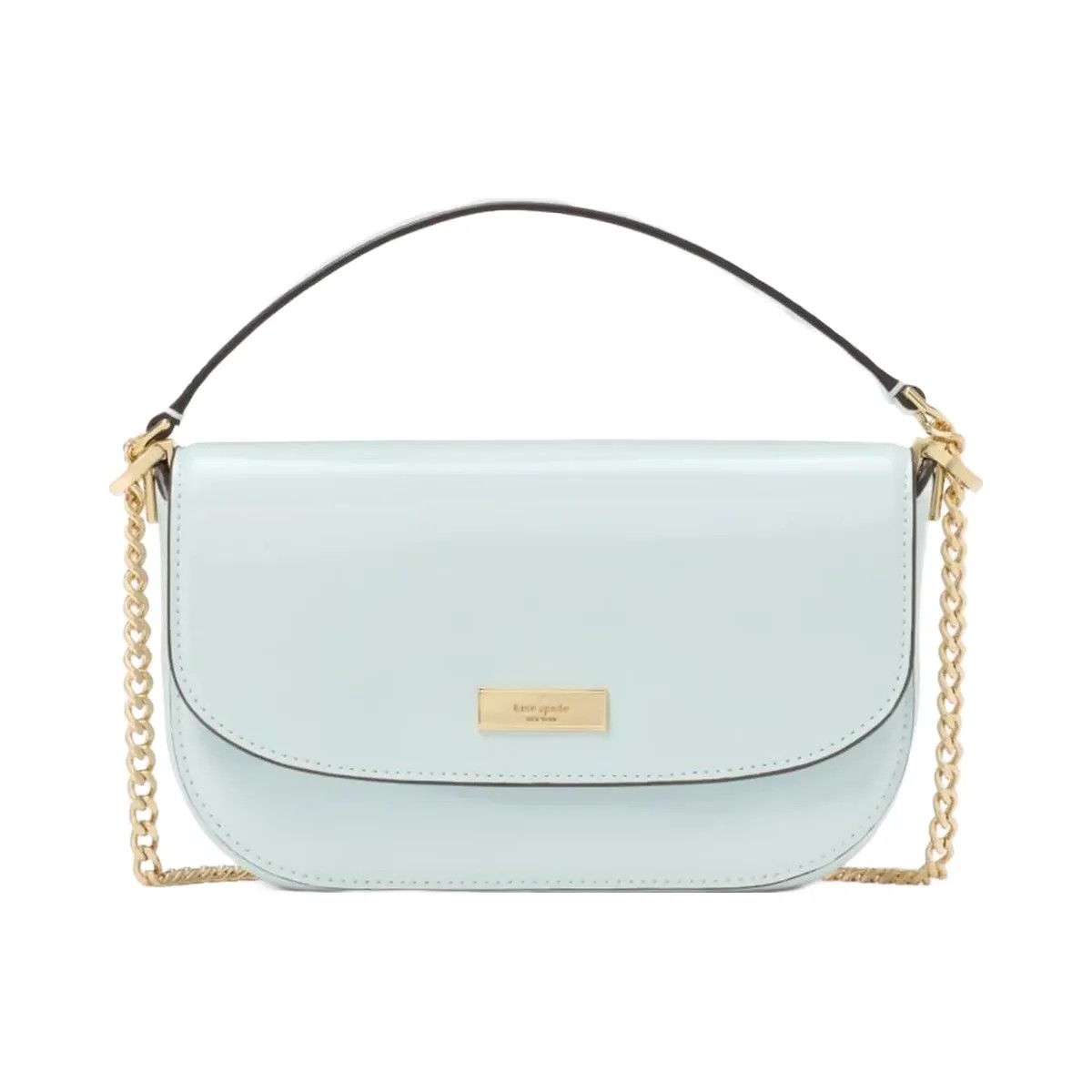 Kate Spade Krista Patent Chain Crossbody Hazy Morning - HypeFly India View 1