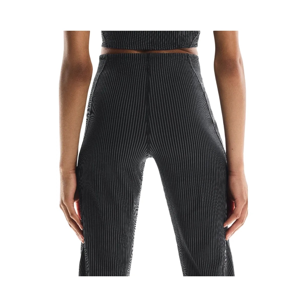 On All-Day Ribbed Pants Black | Rock - HypeFly India View 2