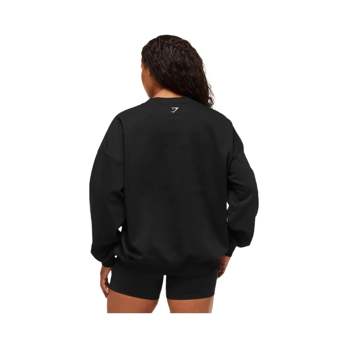 Gymshark Lifting Club Graphic Oversized Crew Neck - Black - HypeFly India View 2