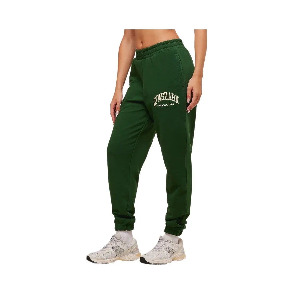Gymshark Collegiate Graphic Joggers - Athletic Green - HypeFly India View 6