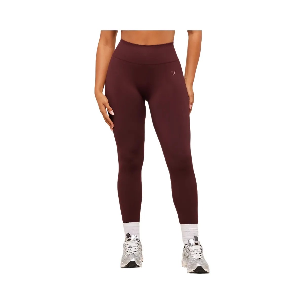 Gymshark Soft Sculpt Leggings - Rich Maroon - HypeFly India View 1