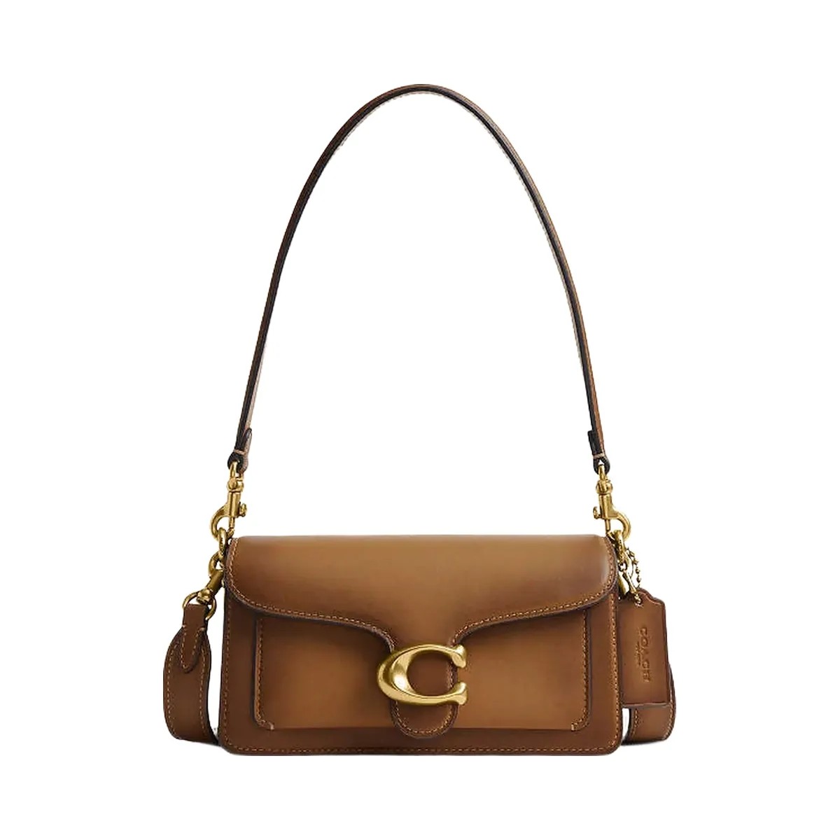 Coach Tabby Shoulder Bag 20 Glovetan Leather-Brass-Honey Brown - HypeFly India View 1