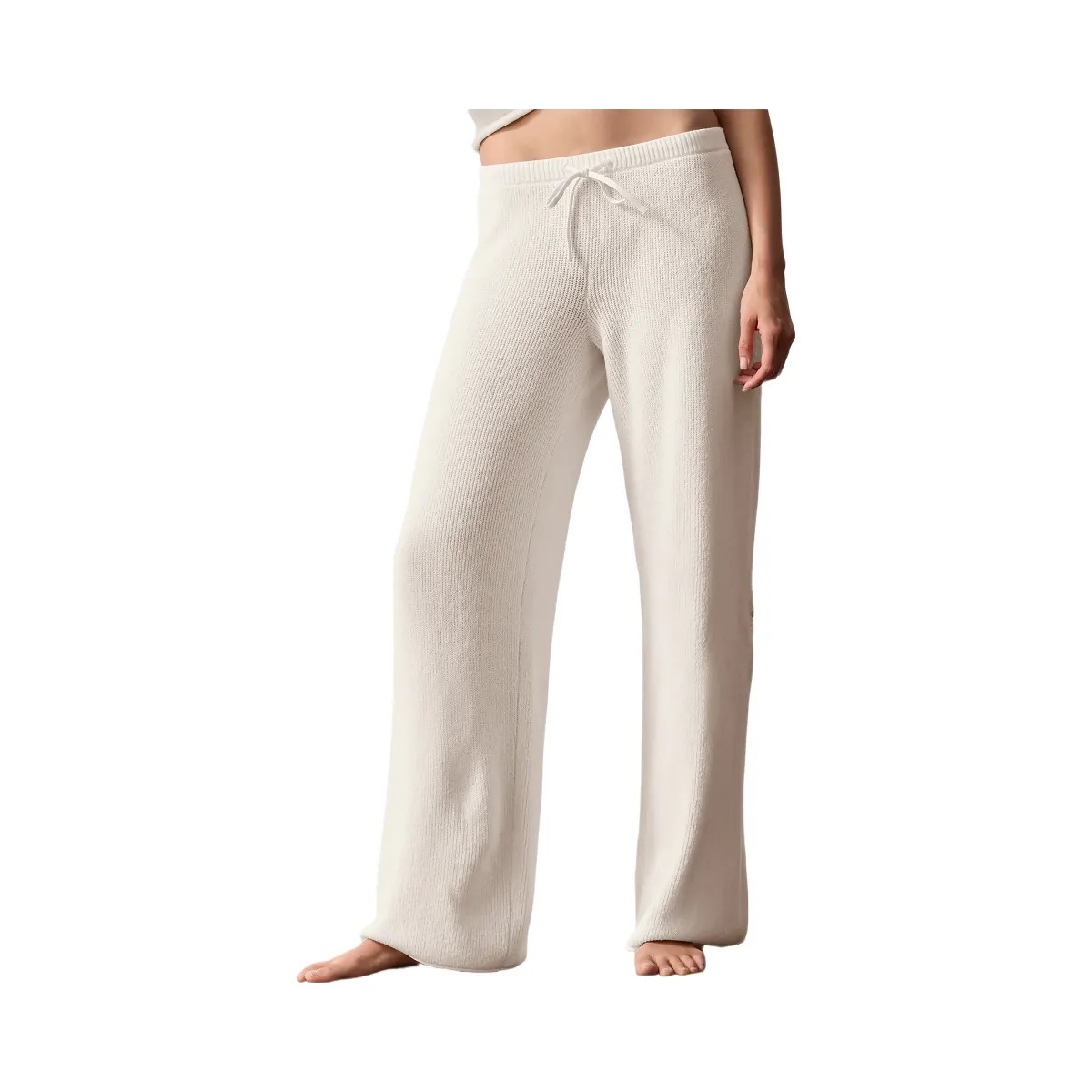 Alo Women's Supernatural Sweater Pant - Ivory - HypeFly India View 1