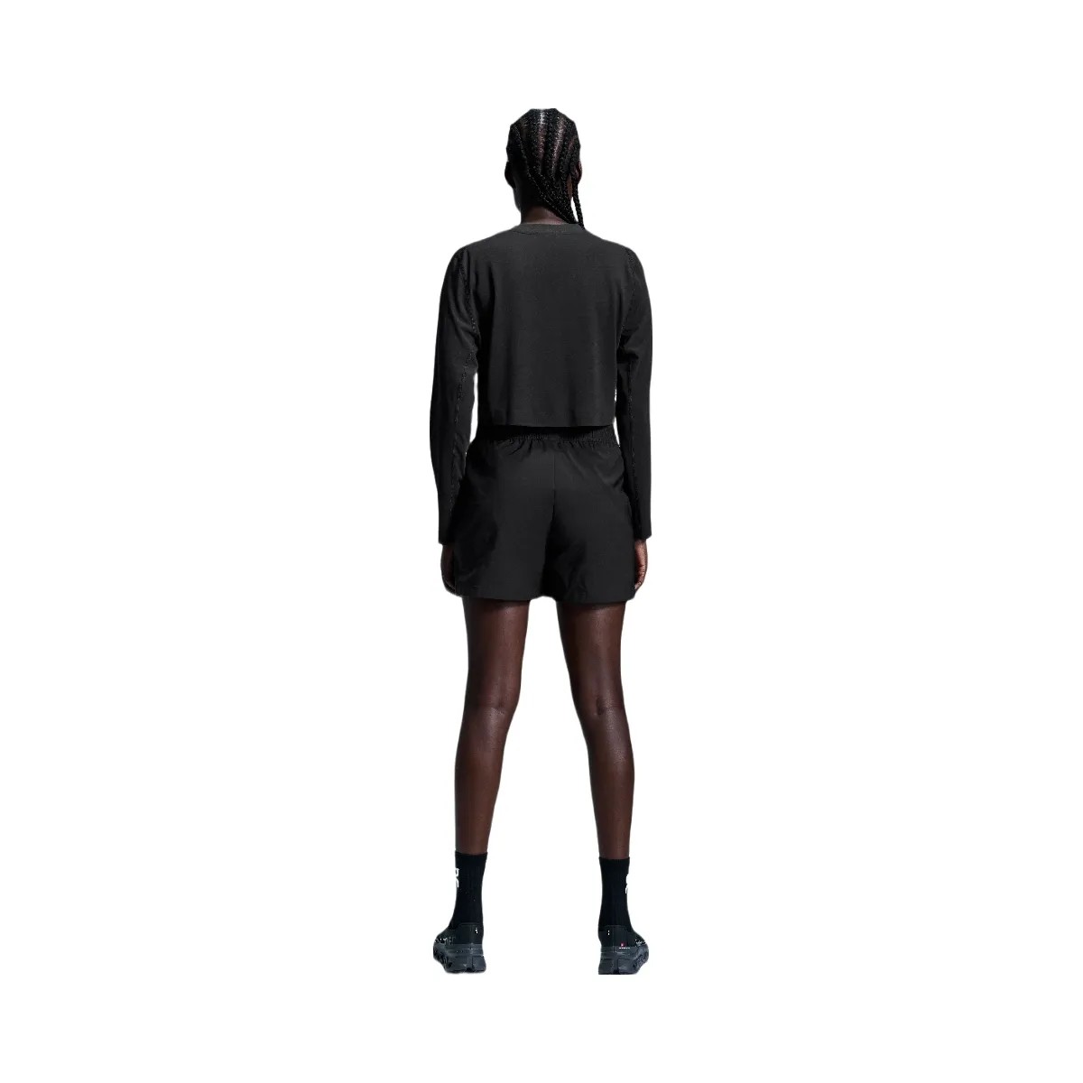 On Active Long-T Crop Black - HypeFly India View 2
