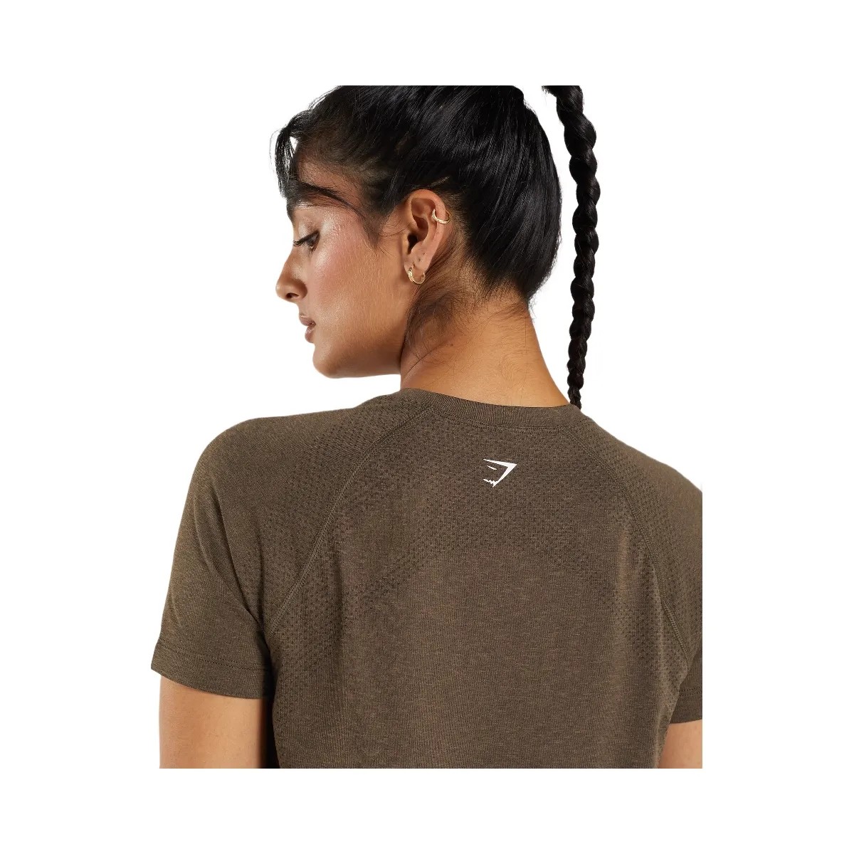Gymshark Vital Light T-Shirt - Espresso Marl - HypeFly India View 5