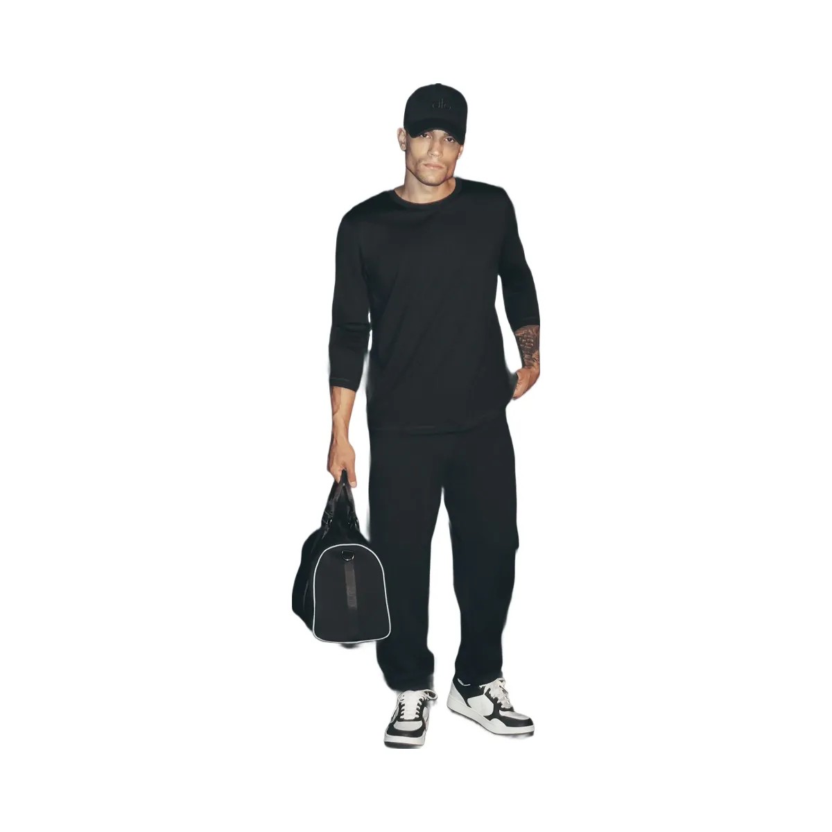 Alo Men's Triumph Restore Sweatpant - Black - HypeFly India View 5