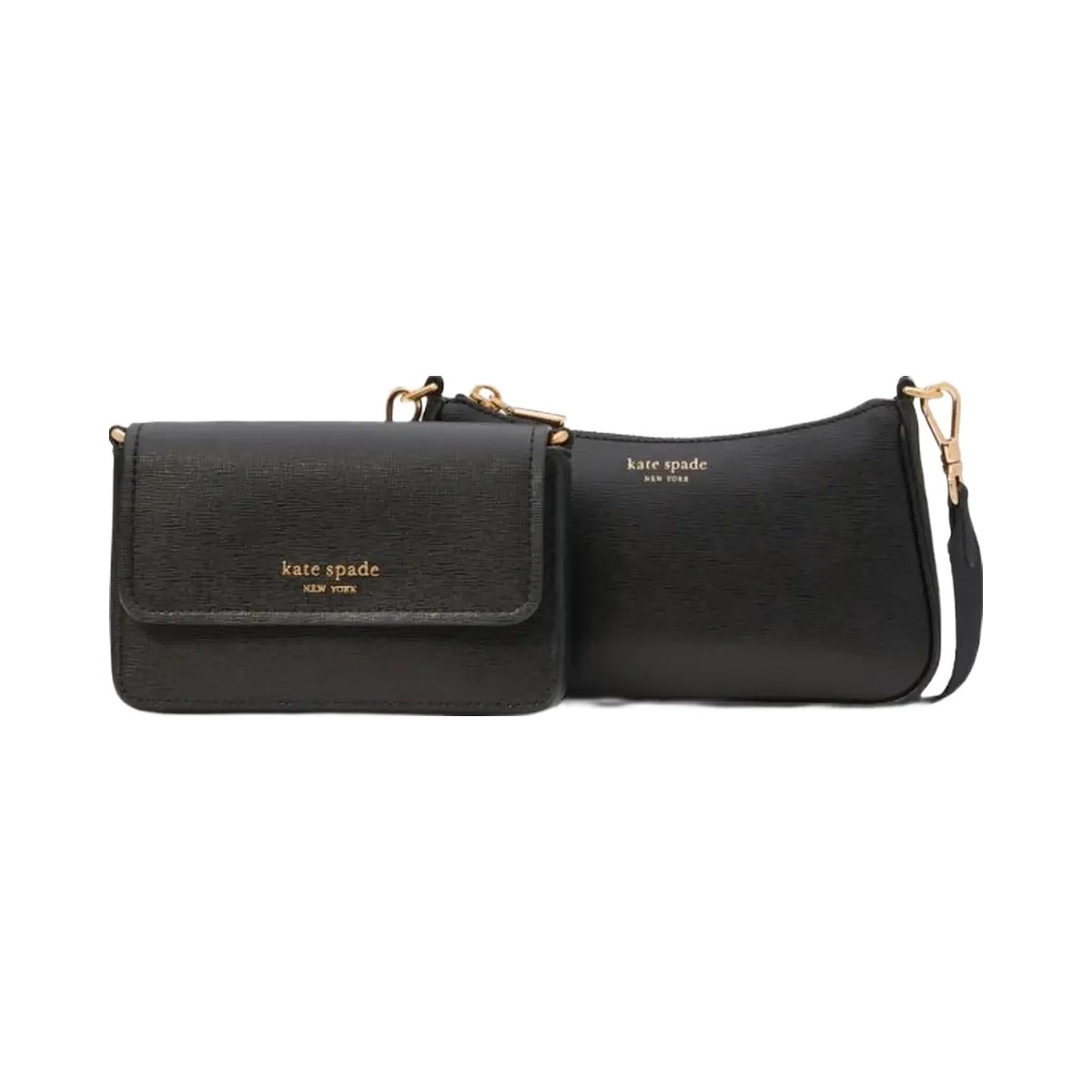 Kate Spade Double Up Crossbody Black - HypeFly India View 1