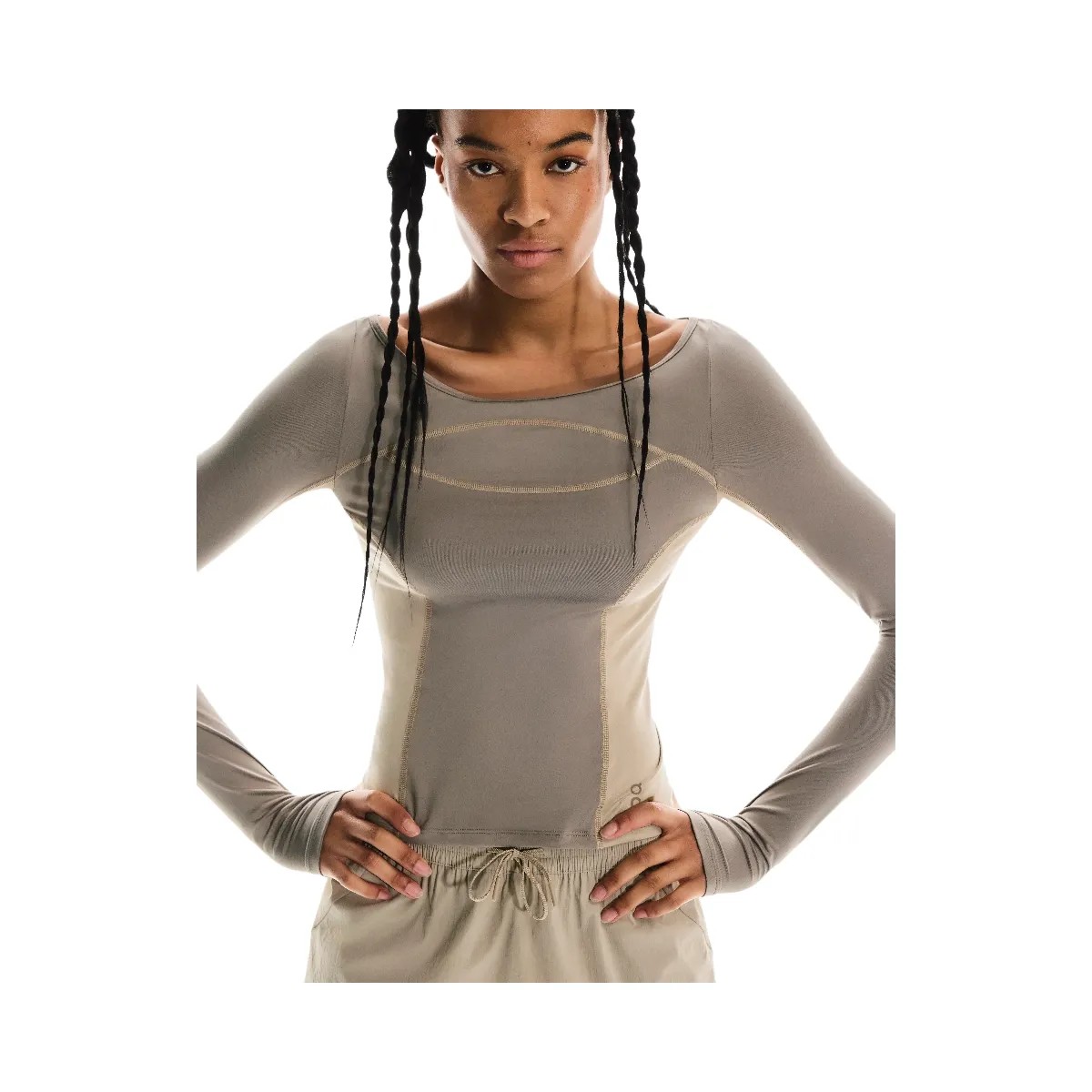 On Studio Long Sleeve Fka Cinder | Desert  - HypeFly India View 3