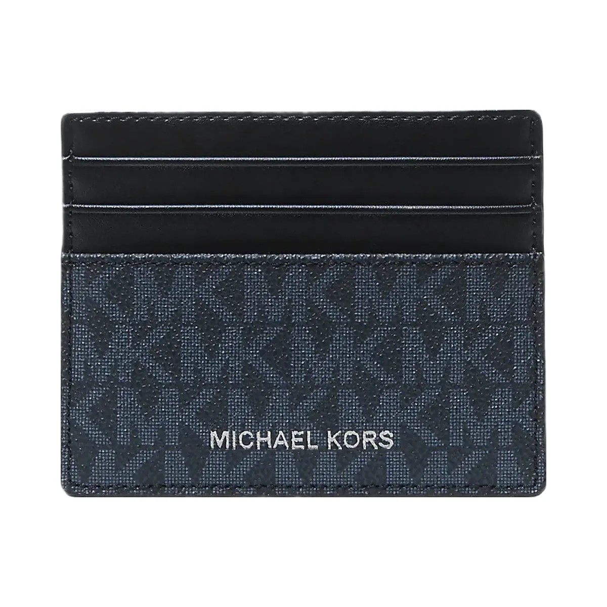 Michael Kors Cooper Signature Logo Card Case Admrl-Plblue - HypeFly India View 1