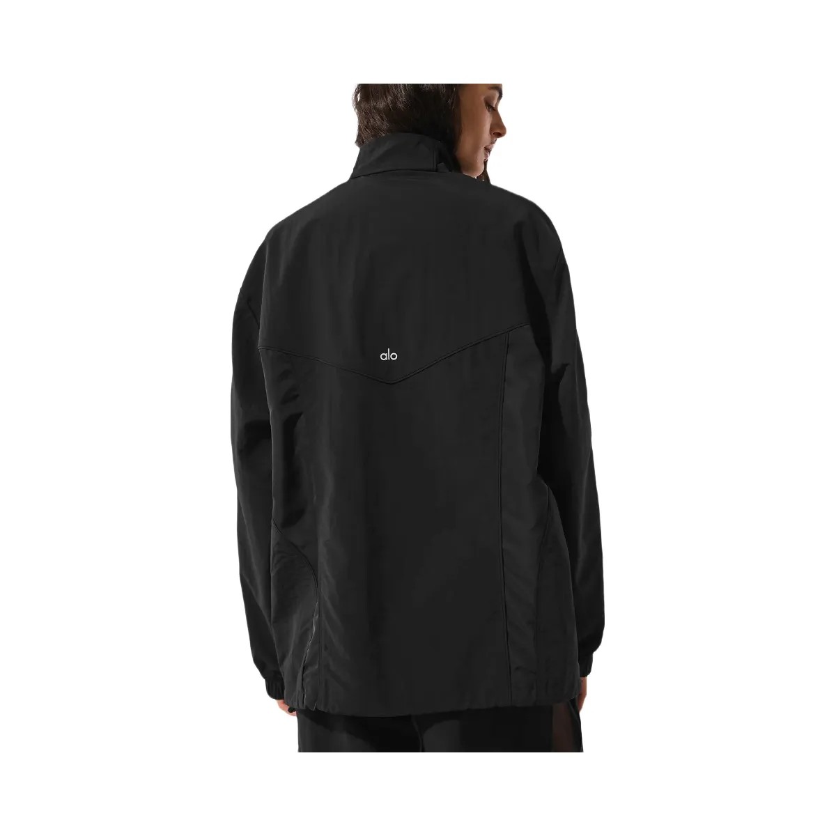 Alo Women's Origin Full-Zip Track Jacket - Black - HypeFly India View 3