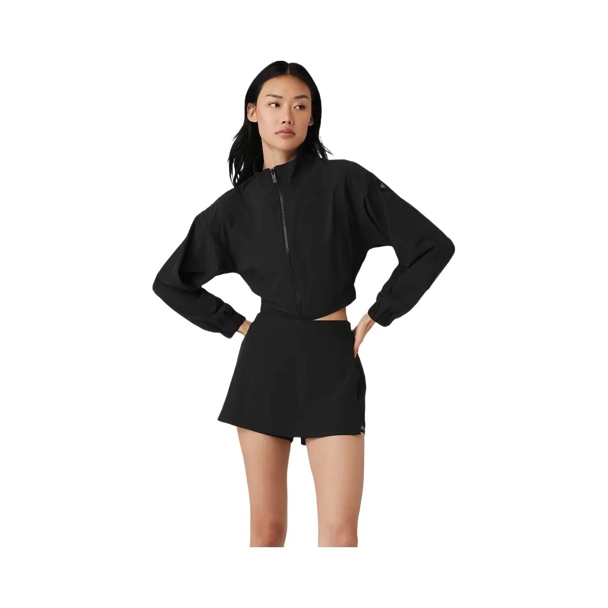 Alo Women's Clubhouse Jacket - Black - HypeFly India View 1