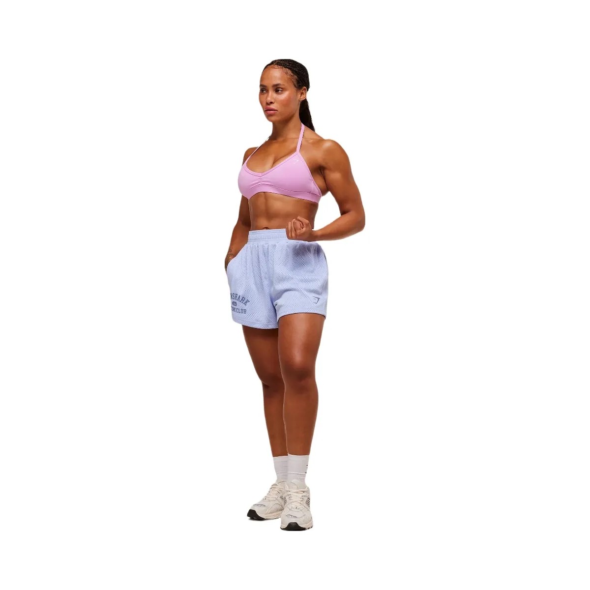 Gymshark Lifting Club Mesh Shorts - Peri Blue - HypeFly India View 6