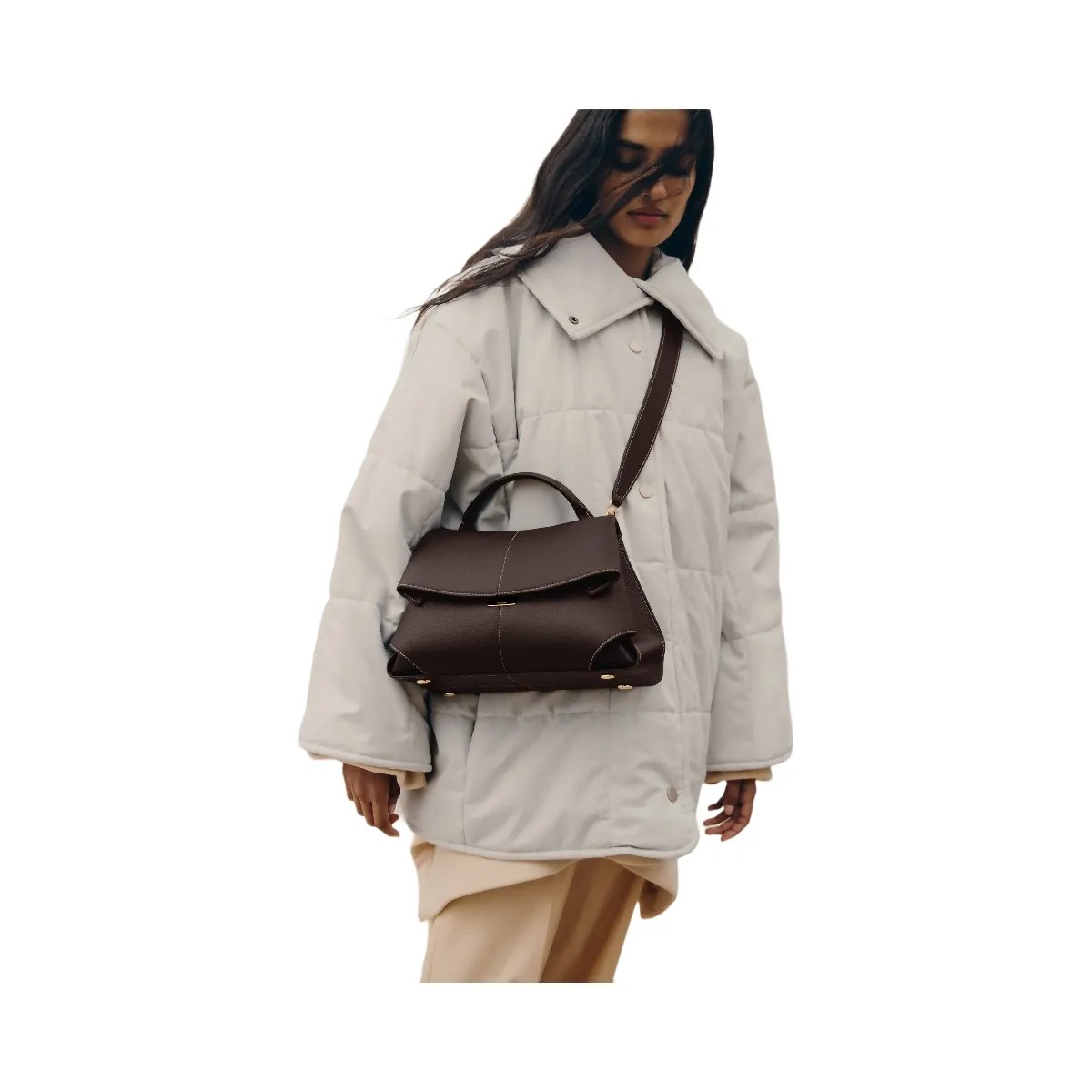 Polene Mokki Textured Ebony - HypeFly India View 2