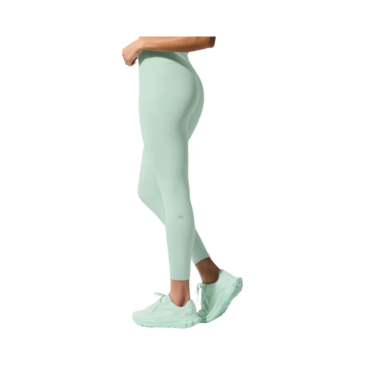 Alo Women's 7/8 High-Waist Airbrush Legging - Spearmint - HypeFly India View 1
