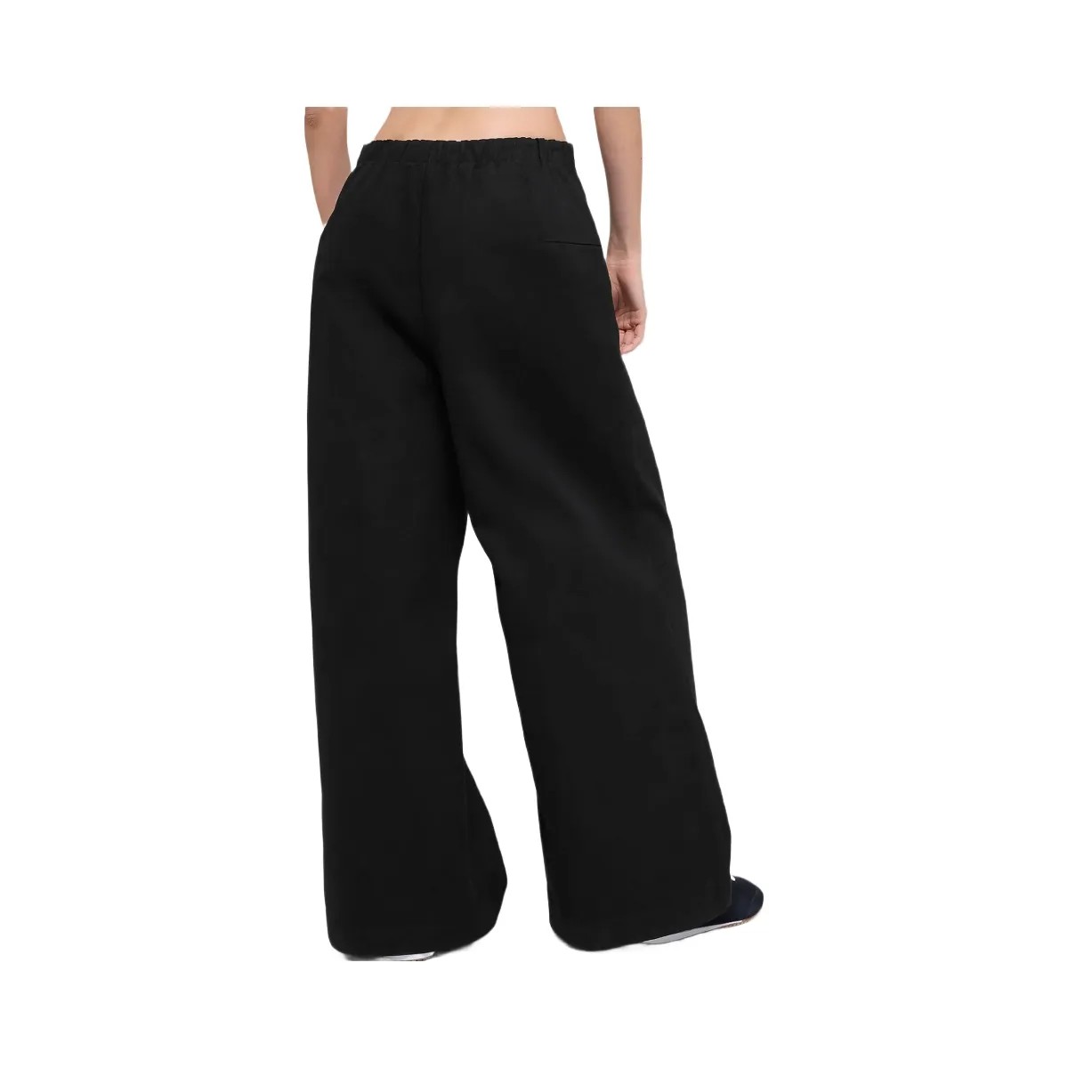 Alo Women's High-Waist Main Character Wide Leg Trouser - Black - HypeFly India View 2