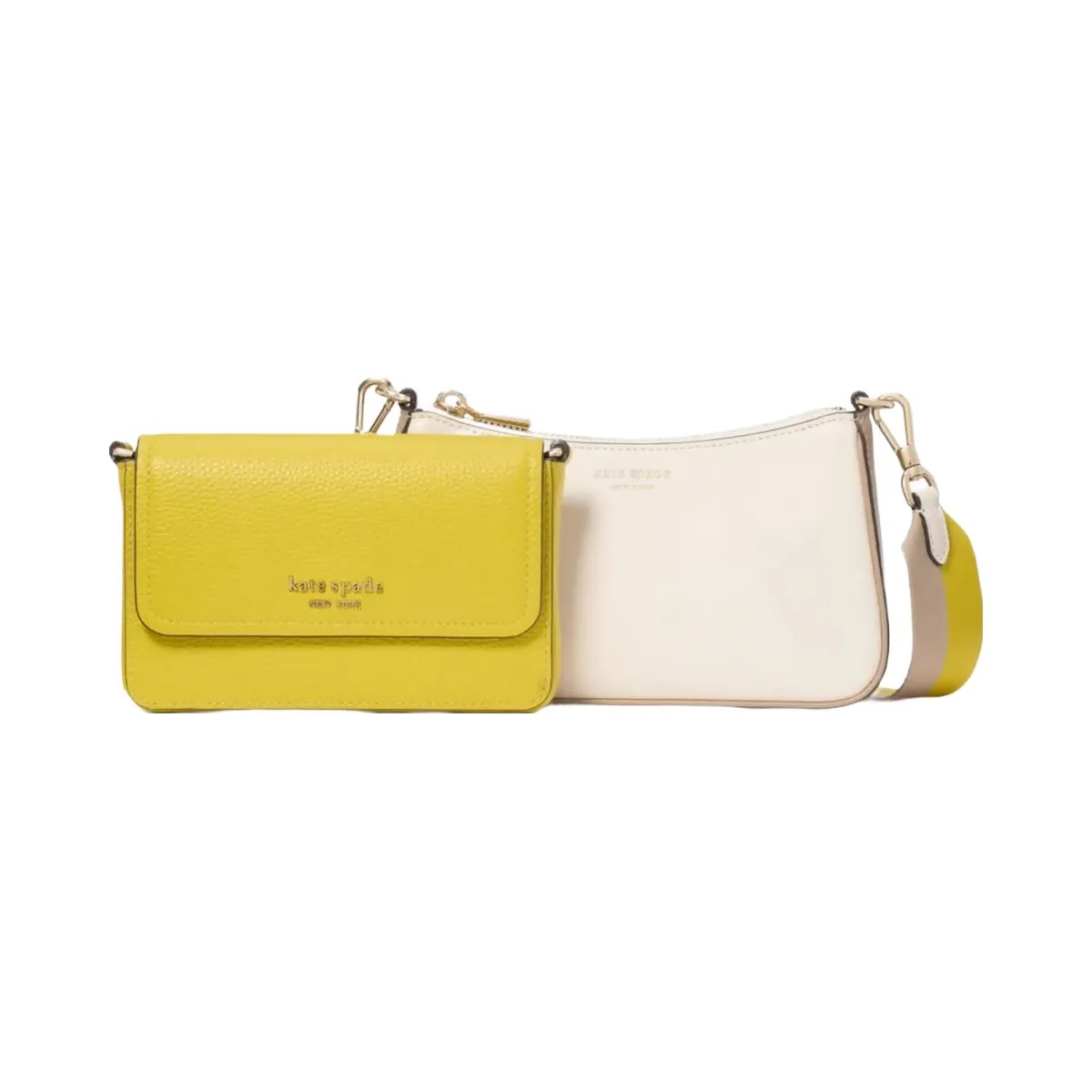 Kate Spade Double Up Colorblocked Crossbody Tigers Eye Multi - HypeFly India View 1