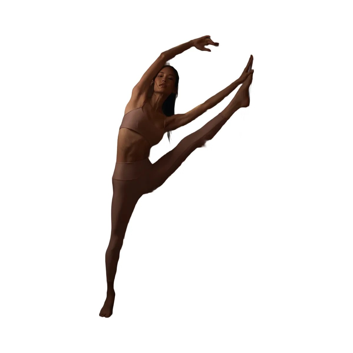 Alo Women's 7/8 High-Waist Airlift Legging - Taupe - HypeFly India View 5