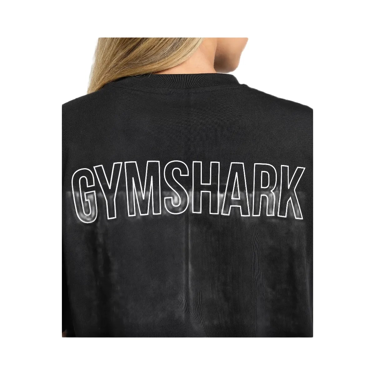 Gymshark Trace Graphic Oversized T-Shirt - Black - HypeFly India View 3