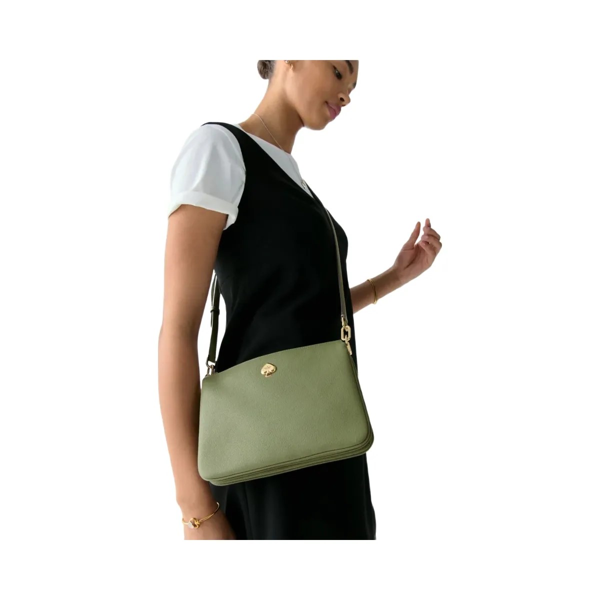 Kate Spade Kayla Small Triple Compartment Crossbody Cedar Stand - HypeFly India View 2